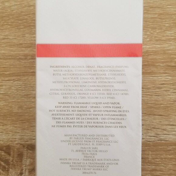 NEW & RARE: Ivanka Trump 3.4oz Perfume - Picture 2 of 4
